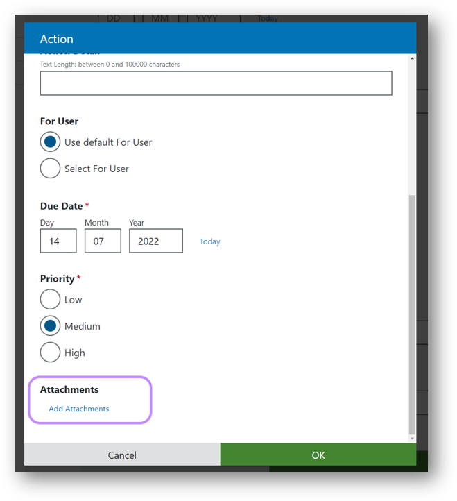 Attachment on AssureGO July 18